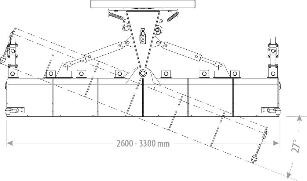 Produktbild 3 för FK Snöblad För gafflar 3300mm_1_image