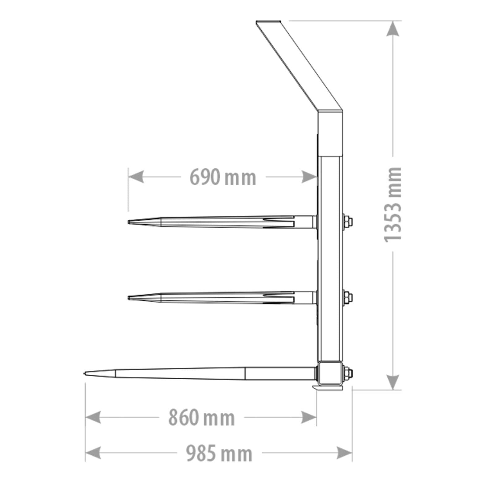 Produktbild 2 för FK Ensilagegrep Trima SMS 2800mm_0_image