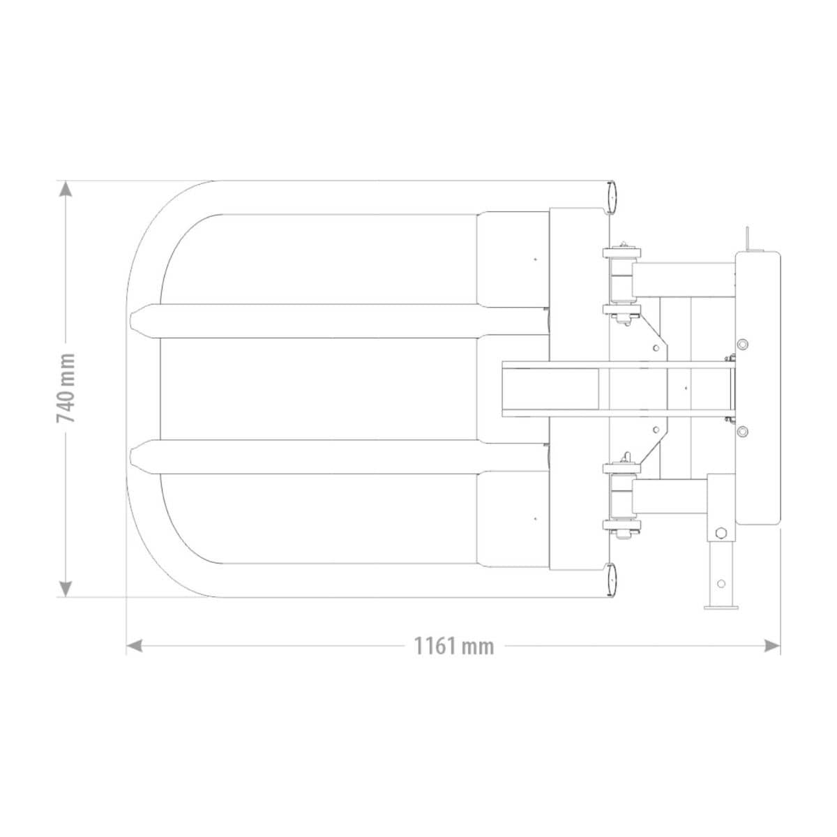 Produktbild 7 för FK Balgrip Euro 900-1800mm_5_image