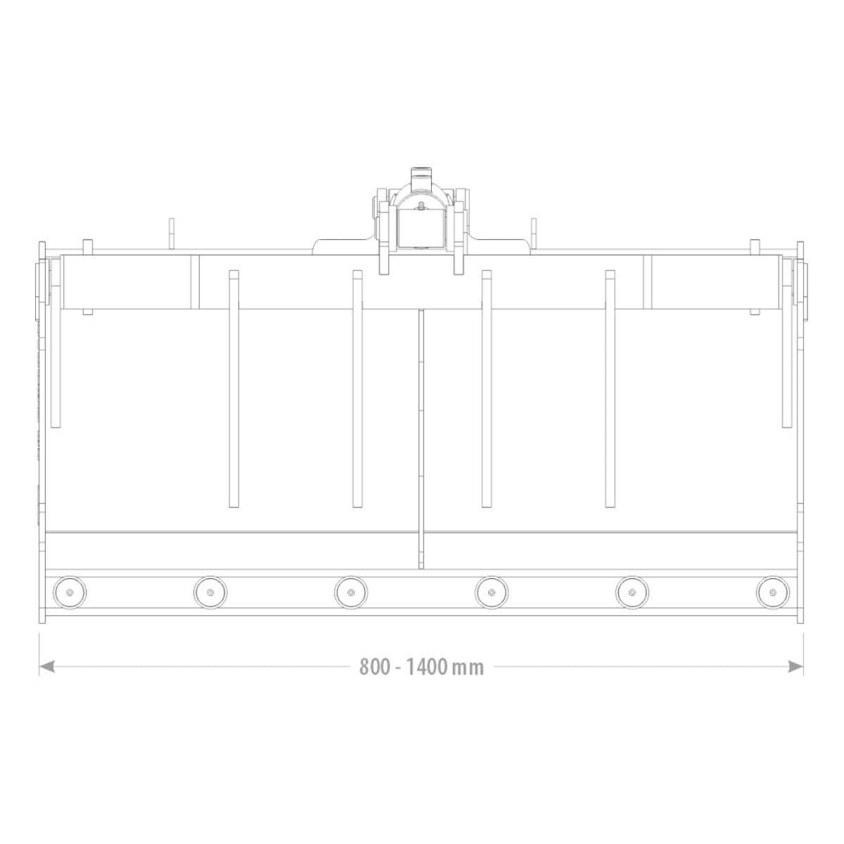 Produktbild 5 för FK Krokodilgrep Trima SMS 1200mm_3_image