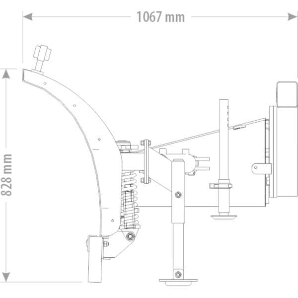 Produktbild 3 för FK Snöblad För gafflar 2200mm_1_image