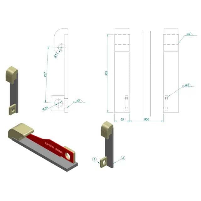 Produktbild 4 för FK Krokodilgrep Ålö 1400mm_2_image