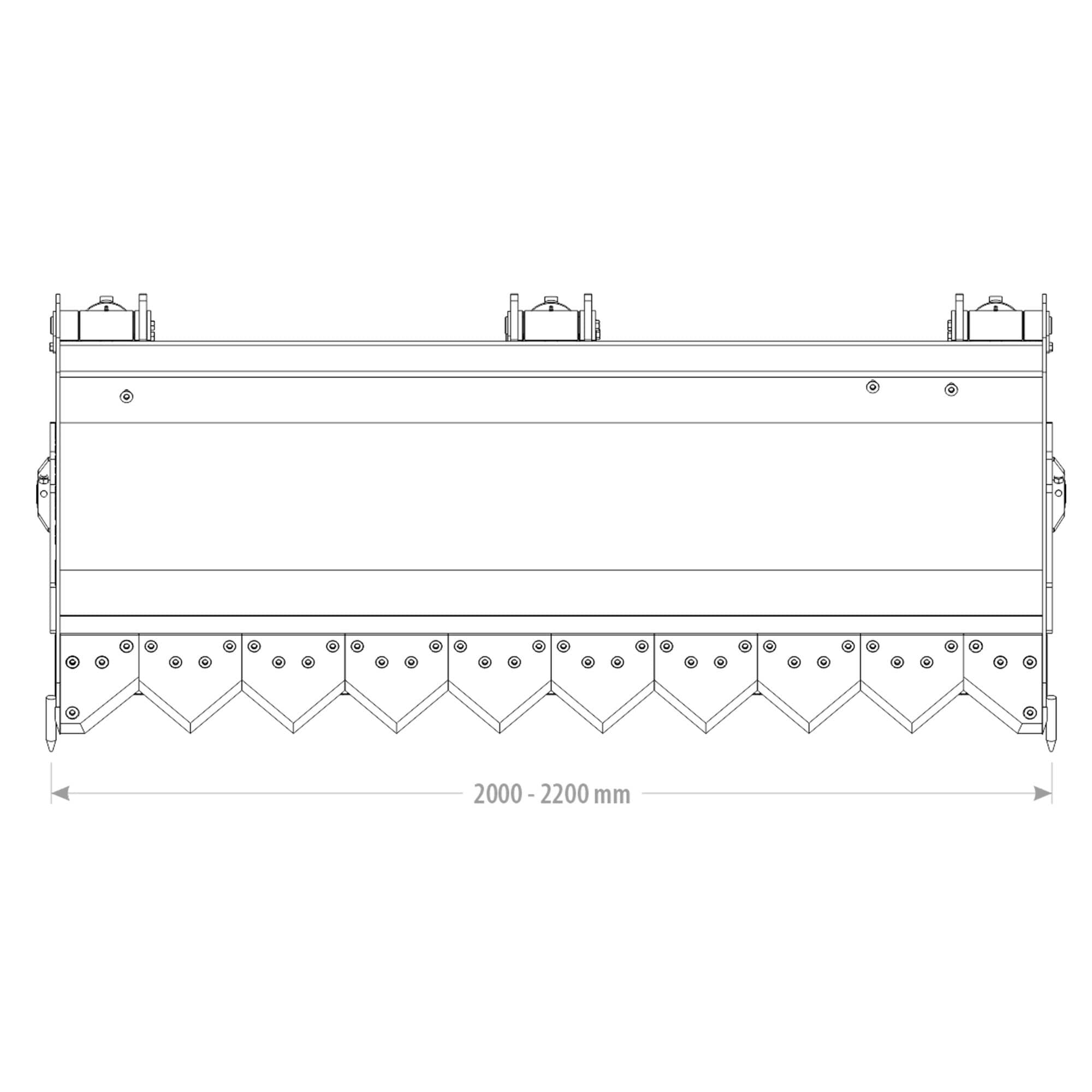 Produktbild 2 för FK Blockuttagare L30 2050mm_0_image