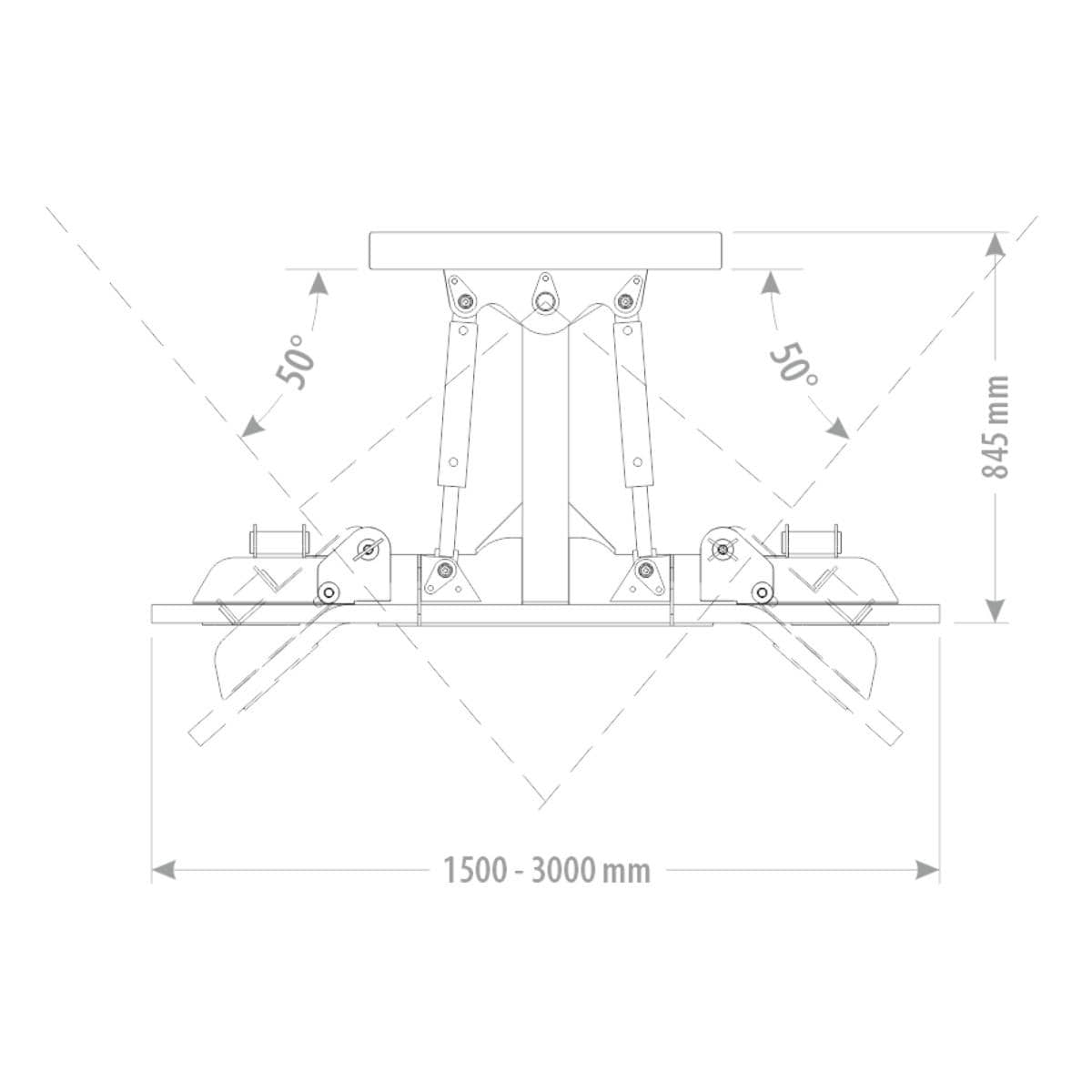 Produktbild 5 för FK Gummiskrapa Trima SMS Hydraulisk 2000mm_3_image