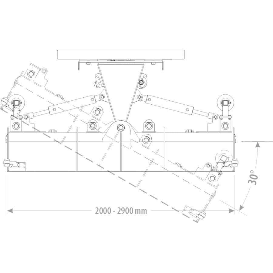 Produktbild 4 för FK Snöblad Trepunkt 2600mm_2_image