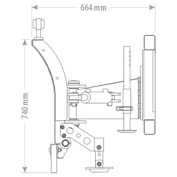 Produktbild 3 för FK Snöblad Utan fäste 2000mm_1_image