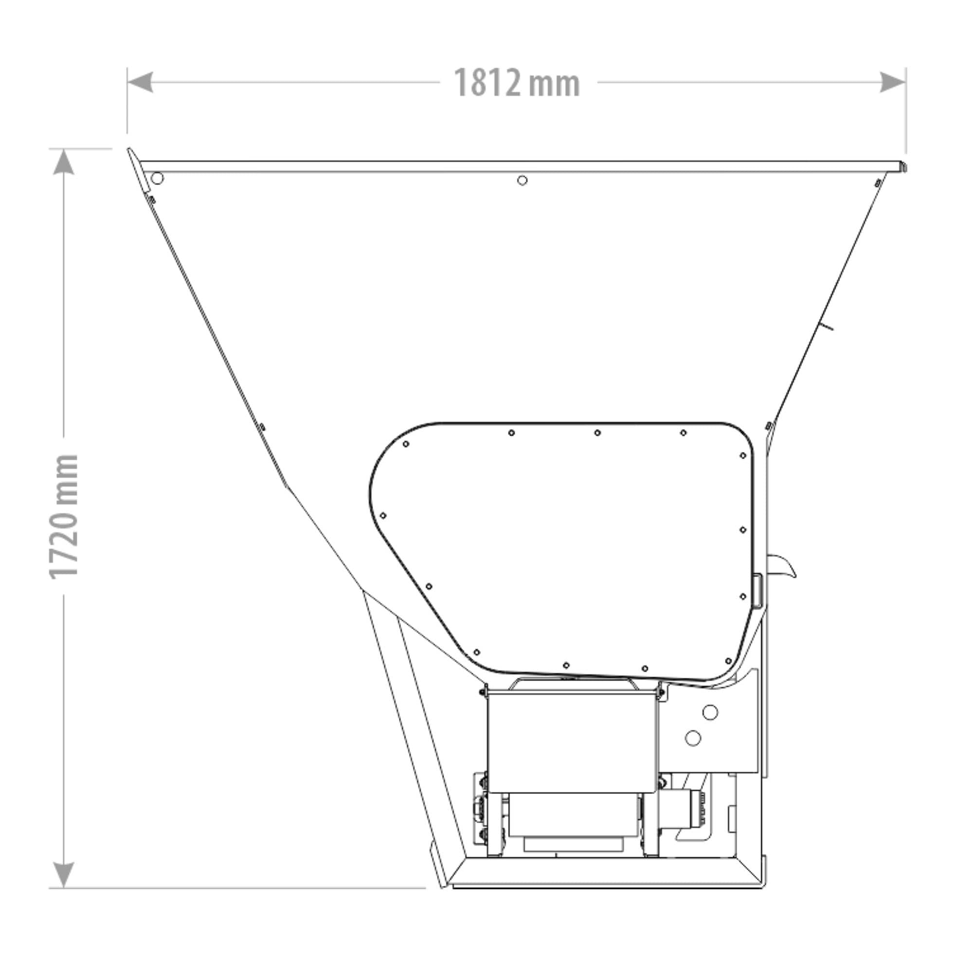 Produktbild 3 för FK Ströskopa Stora BM 2600l_1_image