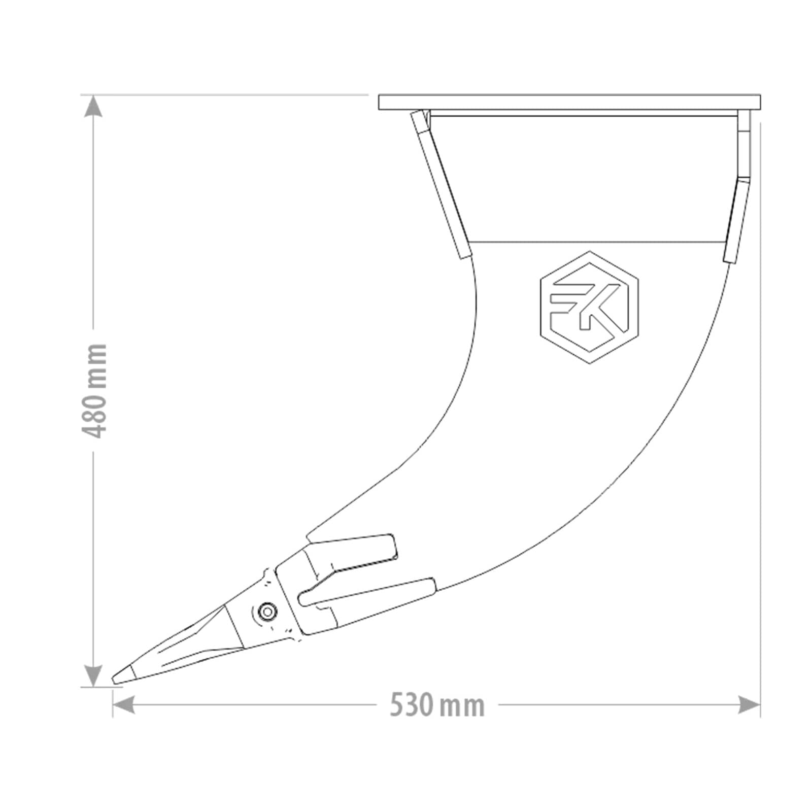 Produktbild 4 för FK Tjälkrok S30/180_2_image