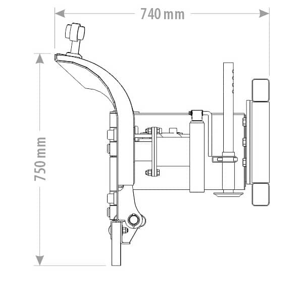 Produktbild 5 för FK Vikplog Bobcat S100 1500mm_3_image
