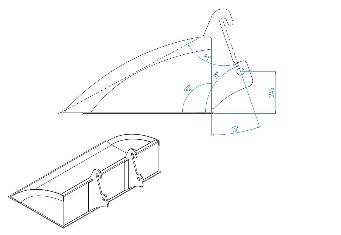 Produktbild 5 för FK Planeringsskopa Giant 1600mm_3_image
