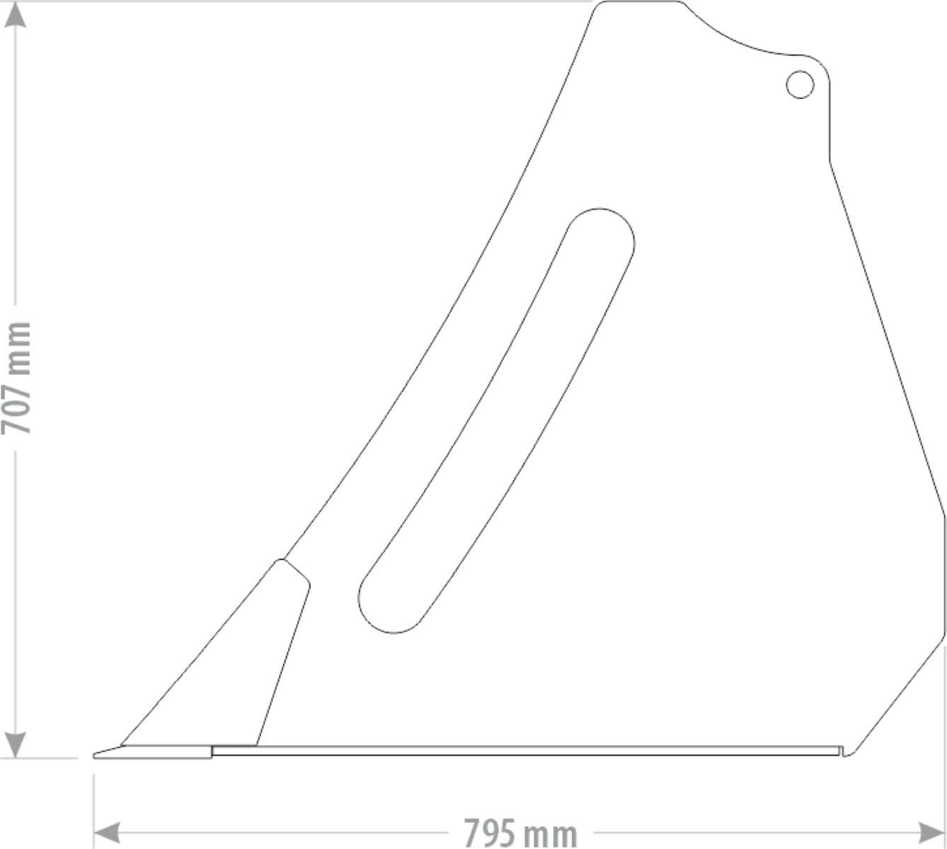 Produktbild 2 för FK Universalskopa Euro 1600mm 480l_0_image