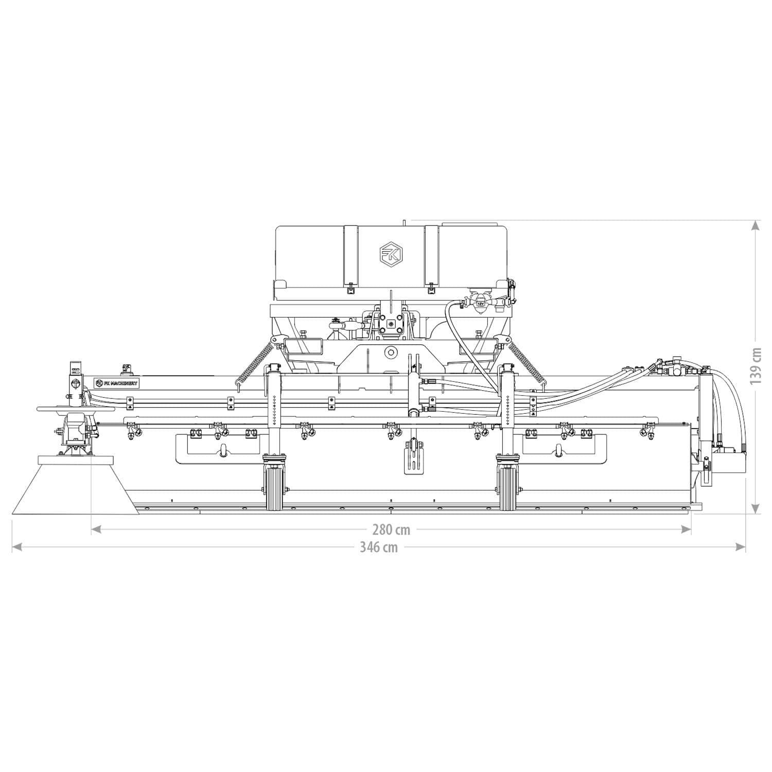 Produktbild 8 för FK Sopmaskin Stora BM 2800mm_6_image