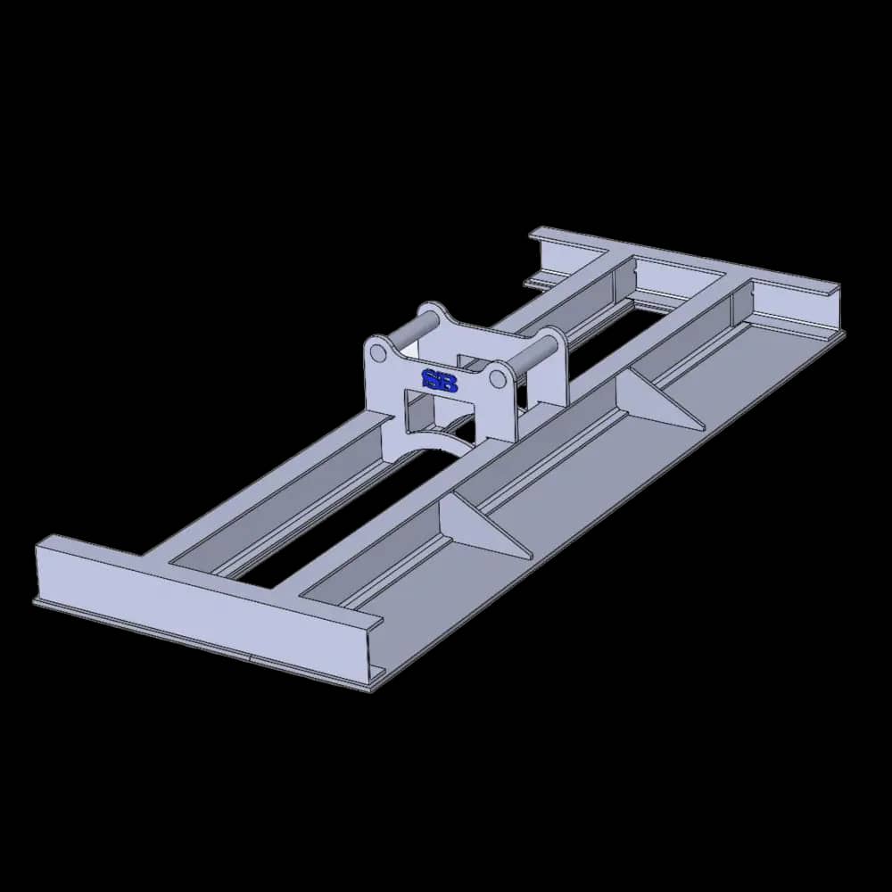 Produktbild 1 för SB Avjämningsbalk med skopa S80 3000mm_0_image