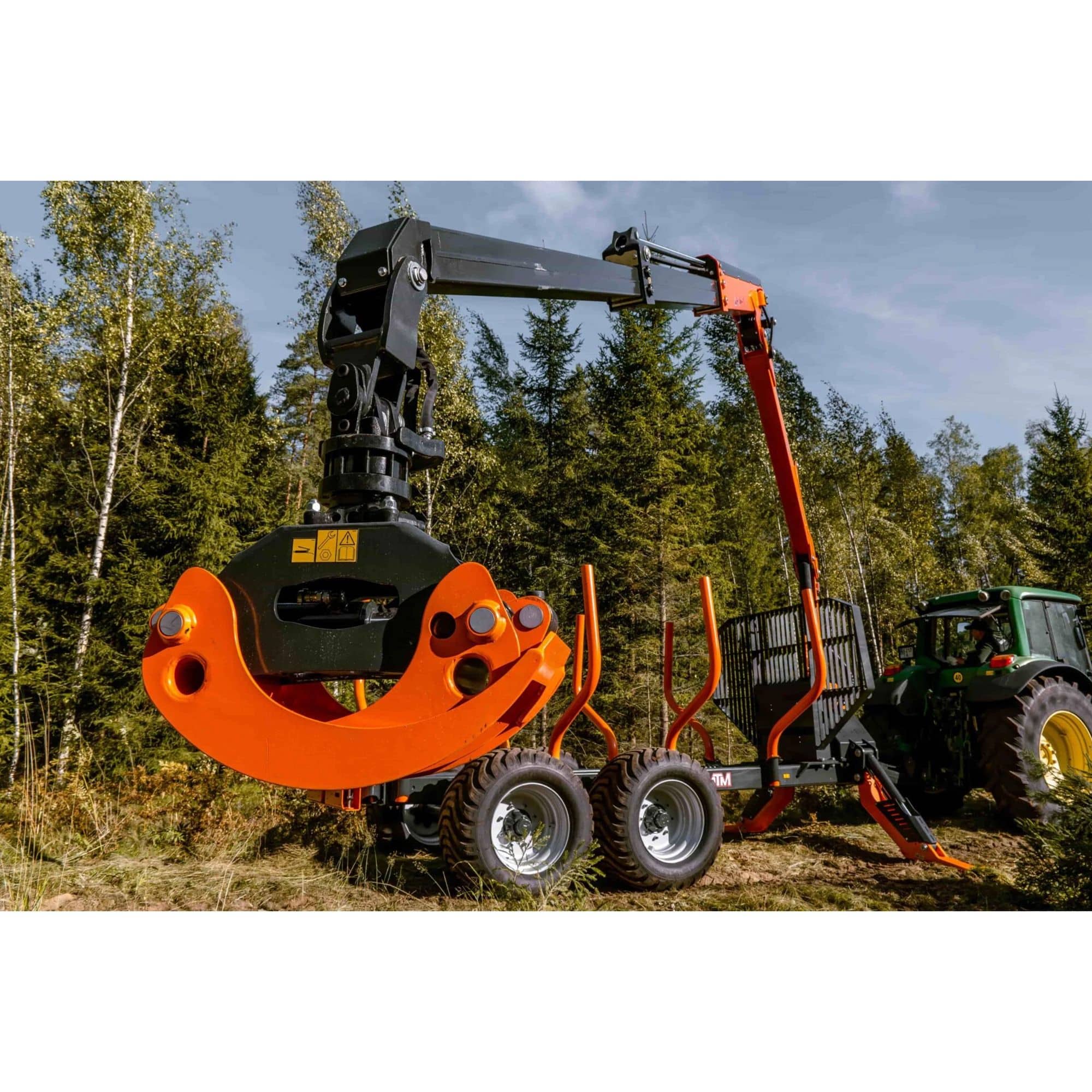 Produktbild 2 för MTM Skogsvagn 12ton med 8,6m kran_0_image