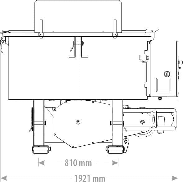 Produktbild 2 för FK Betongblandare Elektrisk 600l_0_image