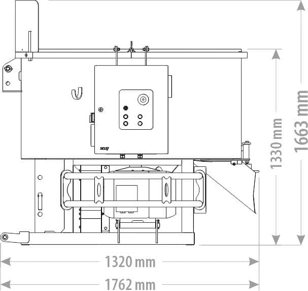 Produktbild 3 för FK Betongblandare Elektrisk 600l_1_image