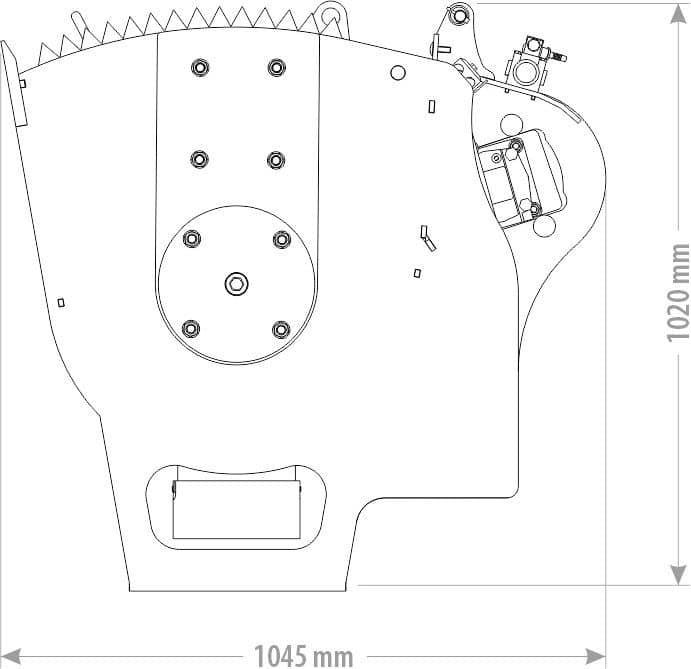 Produktbild 5 för FK Betongblandare Stora BM 2200mm 680l_3_image
