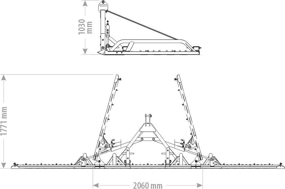 Produktbild 3 för FK Gräsharv 6,3m Hydraulisk_1_image