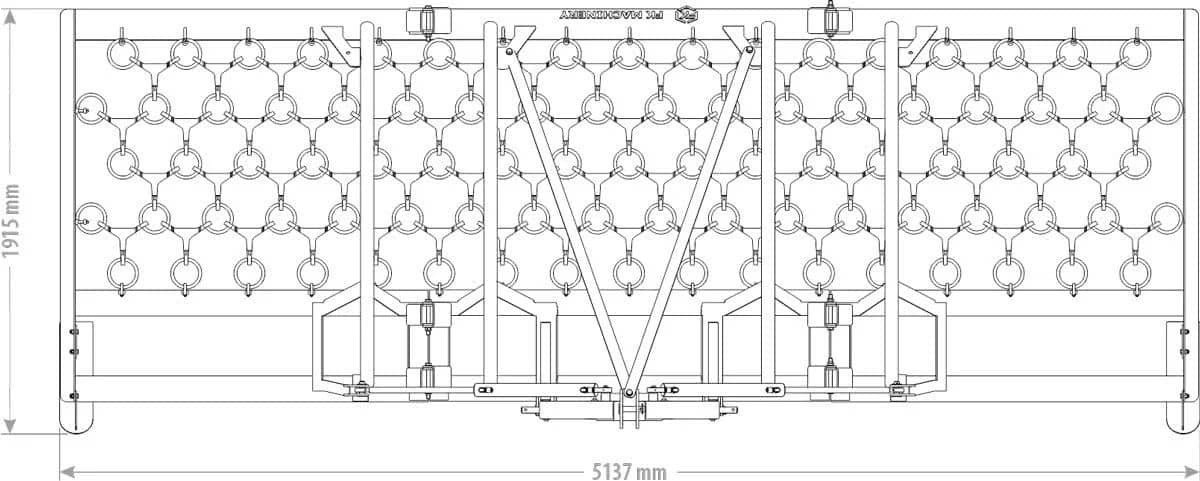 Produktbild 3 för FK Gräsharv 5,1m Hydraulisk_1_image