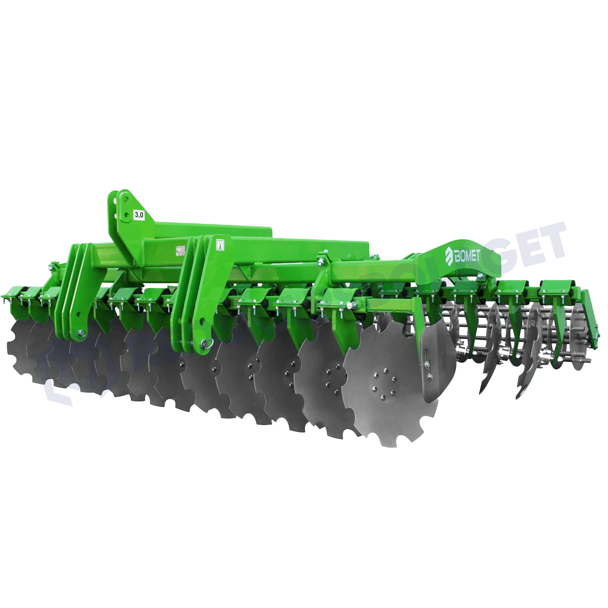Produktbild 1 för Bomet Tallriksharv 4000mm Pegasus